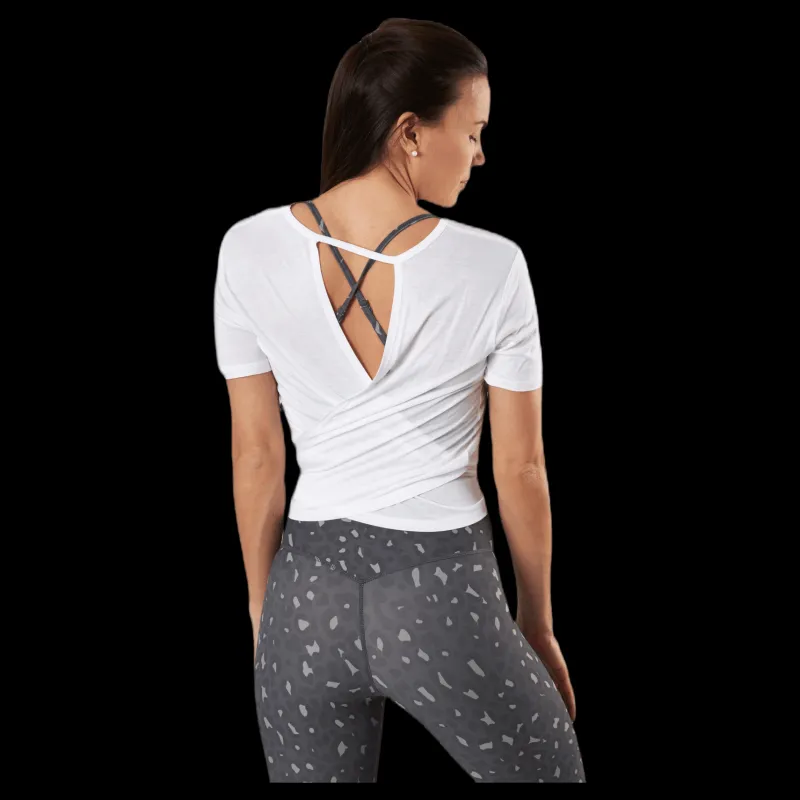 BLACC Glow Tie T-shirt White Vit Sale