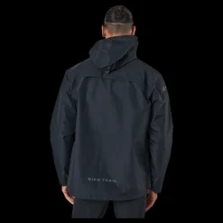 Discount Nike GORE-TEX INFINIUM™ Men's Trail Running Jacket BLACK/DK SMOKE GREY Blå