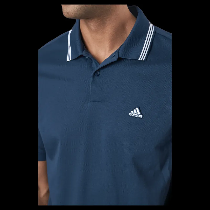 Sale adidas golf Go-to Primegreen Pique Polo Navy / White Blå