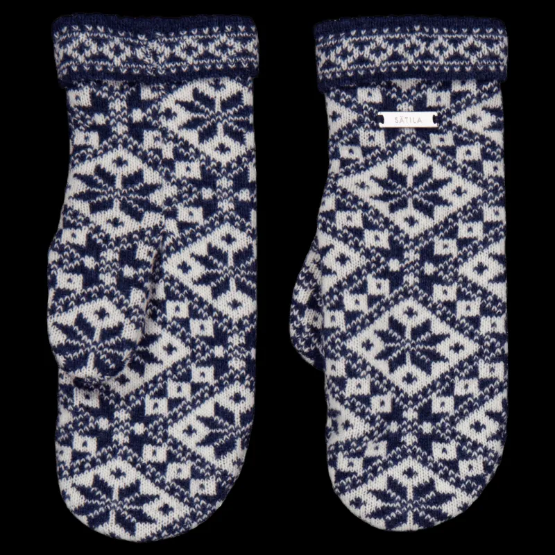 New Sätila of Sweden Grace Mitten Navy Blå