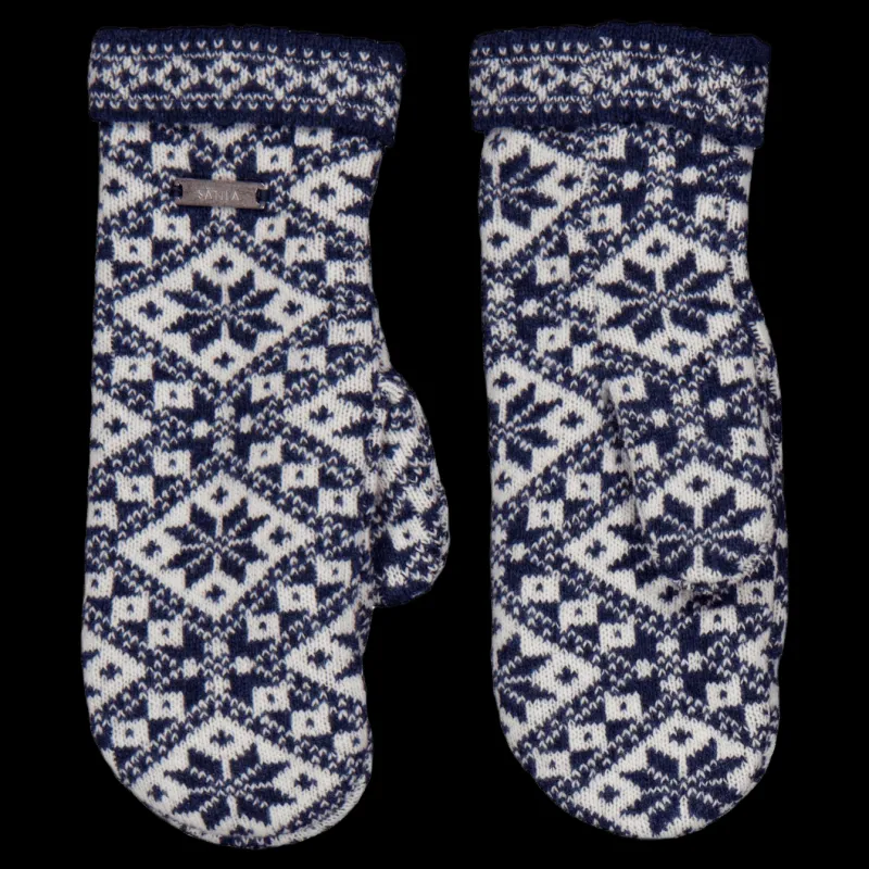 New Sätila of Sweden Grace Mitten Navy Blå