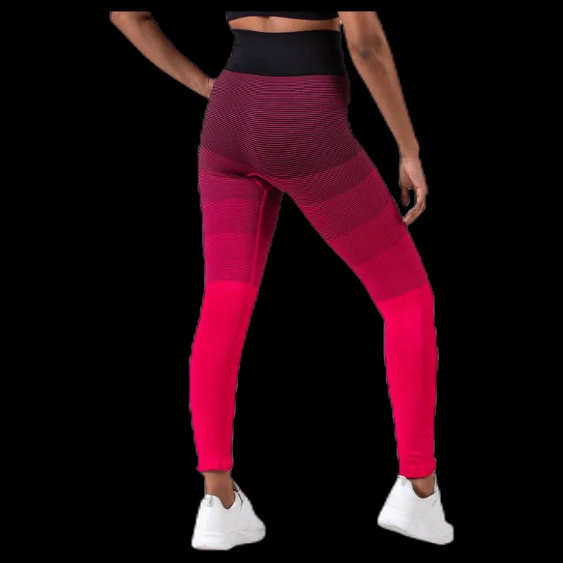 Hot BLACC Gradient Seamless Tights Pink Rosa