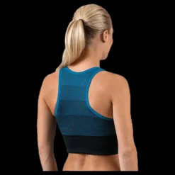 BLACC Gradient Seamless Top Blue Blå Sale