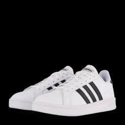 adidas Grand Court Shoes Cloud White / Core Black / Cloud White Vit Clearance