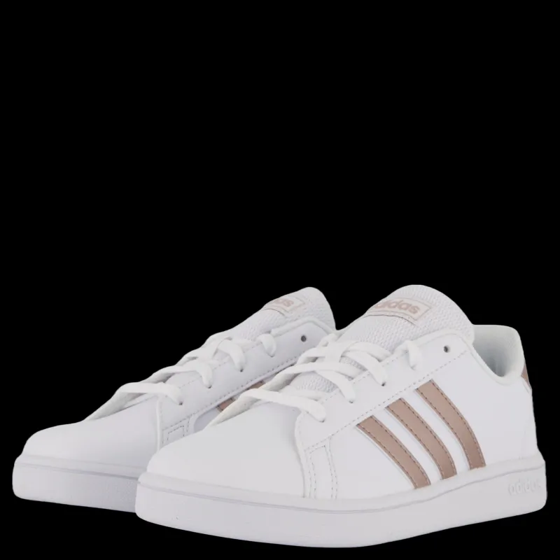 Clearance adidas Grand Court Shoes Cloud White / Copper Met. / Light Granite Vit