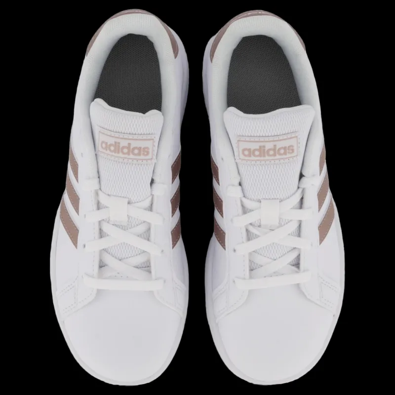 Clearance adidas Grand Court Shoes Cloud White / Copper Met. / Light Granite Vit
