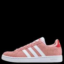 Discount adidas Grand Court Shoes Glow Pink / Cloud White / Glory Red Rosa