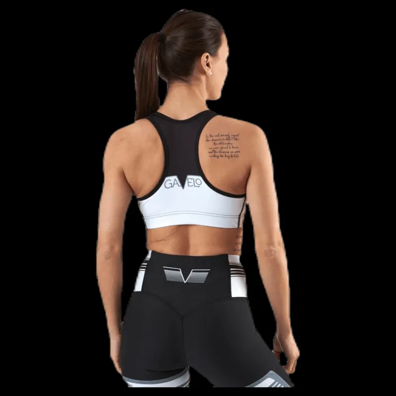 Gavelo Grand Slam Black Sport Bra White/Black Vit och Svart