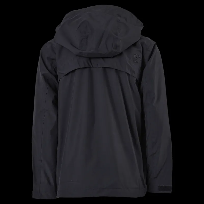 Didriksons Grand Yt Rain Jacket Black Svart Sale