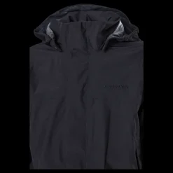 Didriksons Grand Yt Rain Jacket Black Svart Sale
