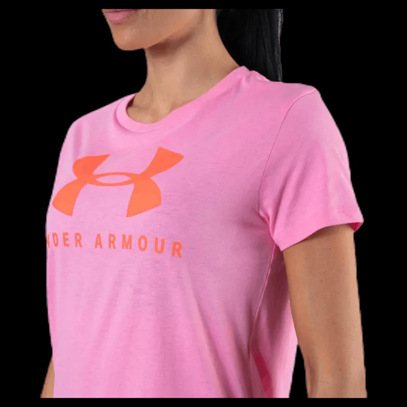 Under Armour Graphic Sportstyle Classic Crew Pink Rosa Clearance