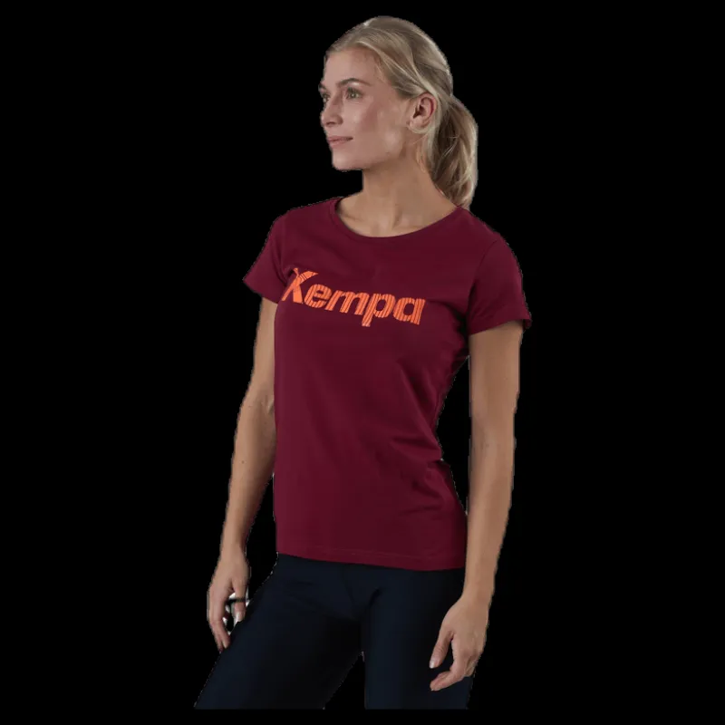 Online Kempa Graphic T-Shirt Red Röd