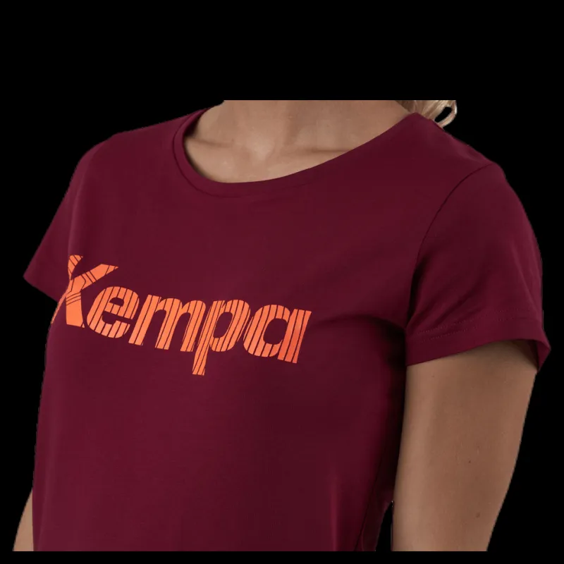 Online Kempa Graphic T-Shirt Red Röd