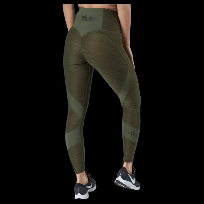 Gavelo Green Melange Swirl Army Green Grön