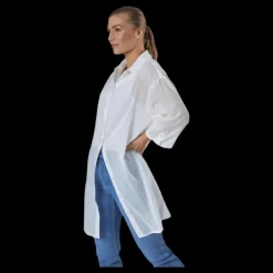 Pieces Gudde 3/4 Shirt Sww Bc White Vit Outlet