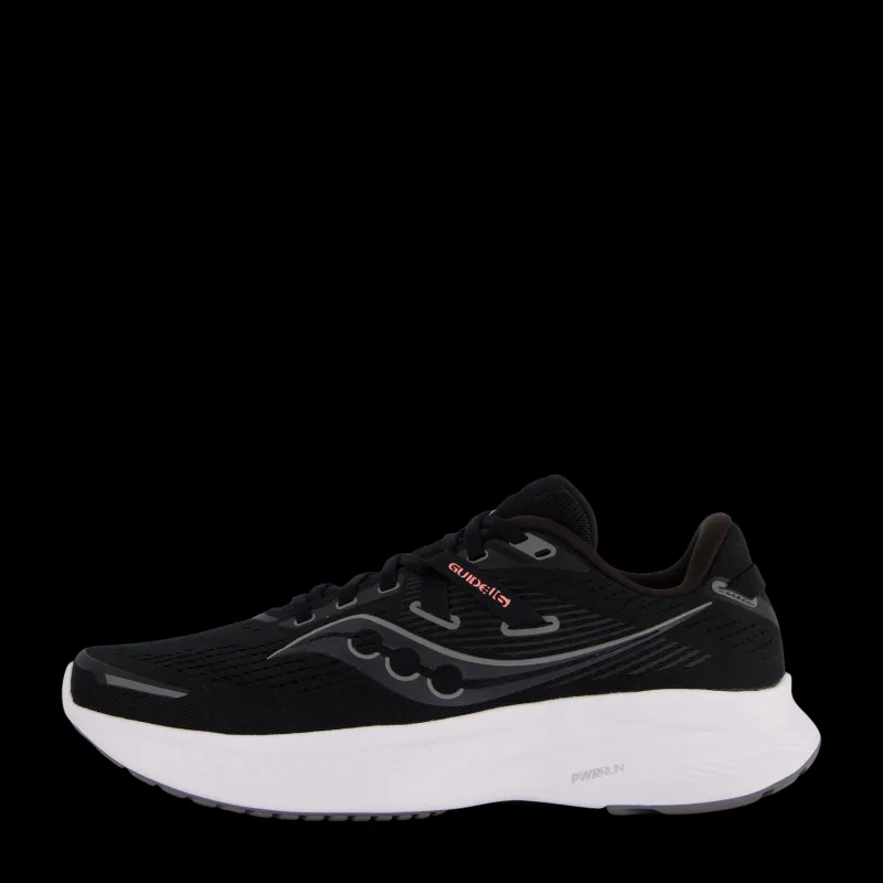 Saucony Guide 16 Black/white Svart New