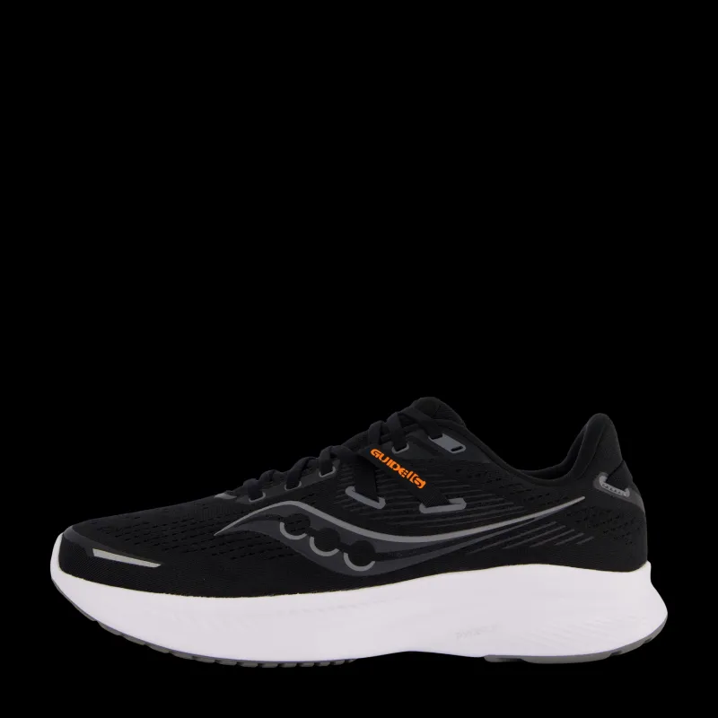 New Saucony Guide 16 Black/white Svart