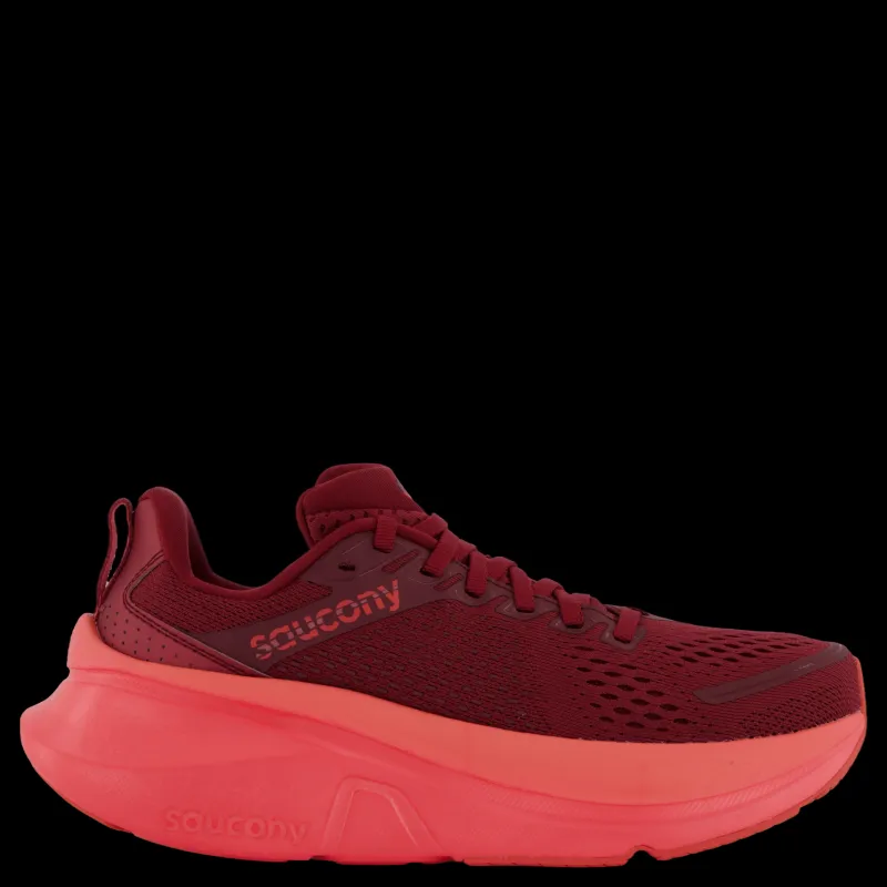 Clearance Saucony Guide 17 Women Currant/cayenne Röd