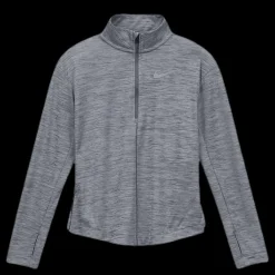 Discount Nike Half Zip Running Junior Grey Grå