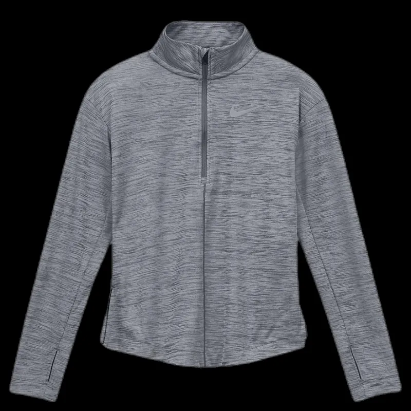 Discount Nike Half Zip Running Junior Grey Grå