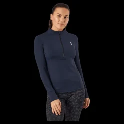 RS Half Zip Sweater Dark Blue Blå