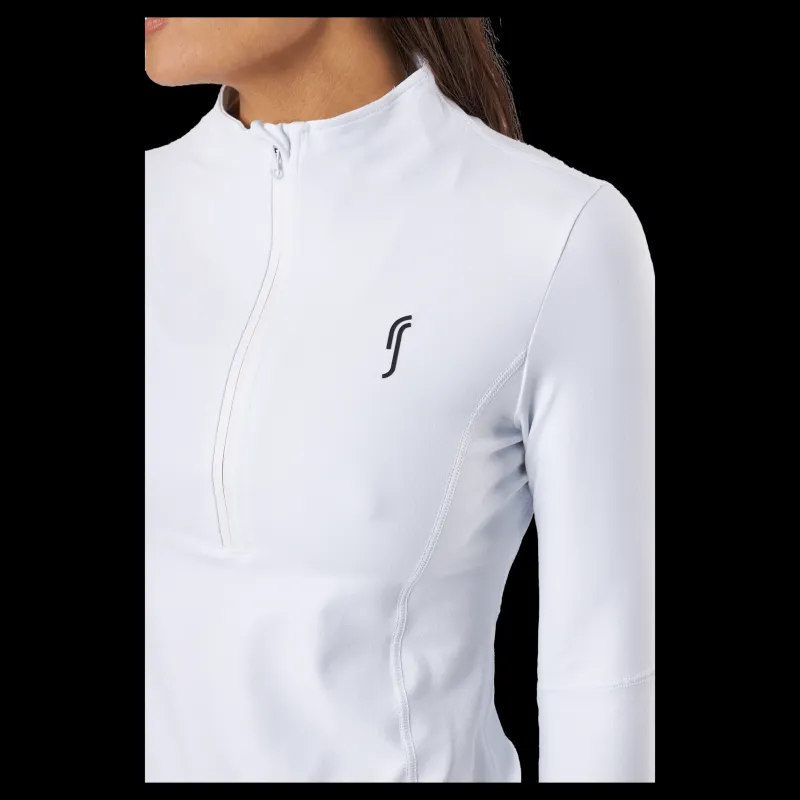 Best RS Half Zip Sweater White Vit