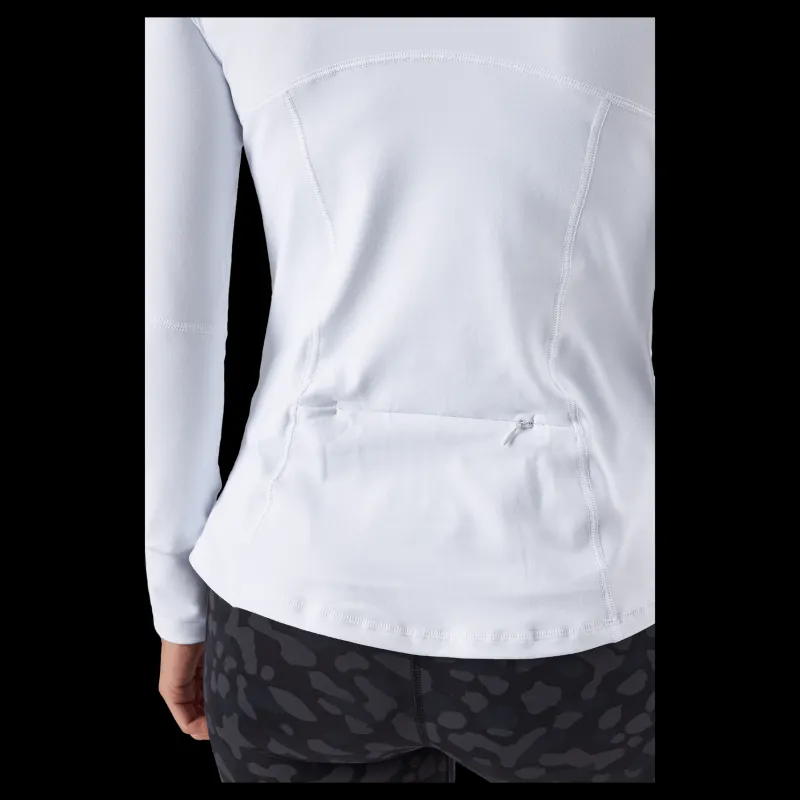 Best RS Half Zip Sweater White Vit