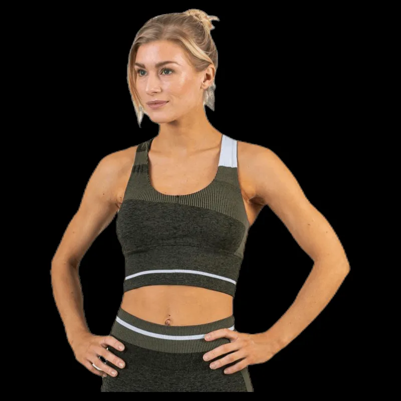 Outlet BLACC Halley Seamless Bra Green Grön
