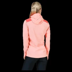 Salomon Haloes Down Hybrid Hoodie Pink