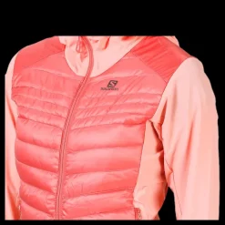 Salomon Haloes Down Hybrid Hoodie Pink