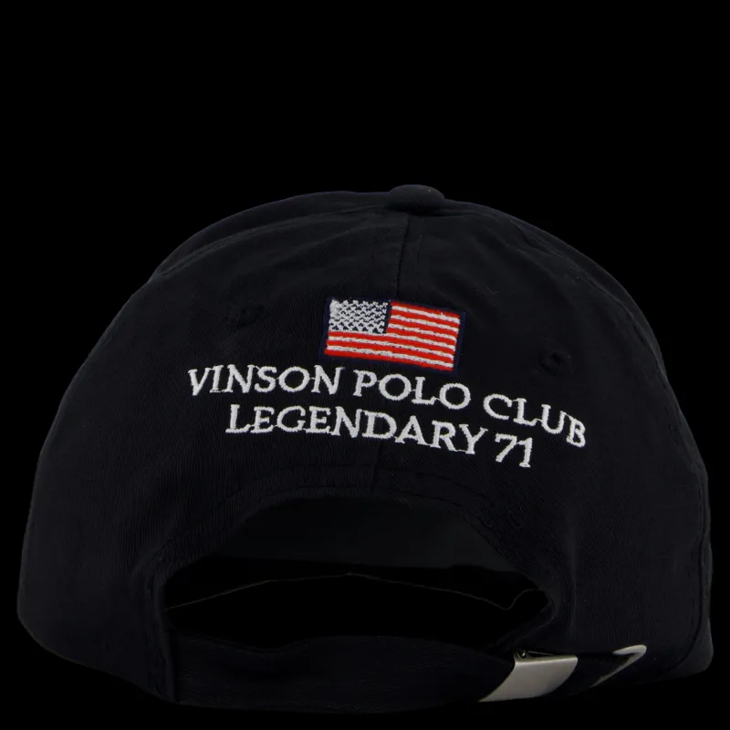 Vinson Polo Club Hamilton Black Svart Hot