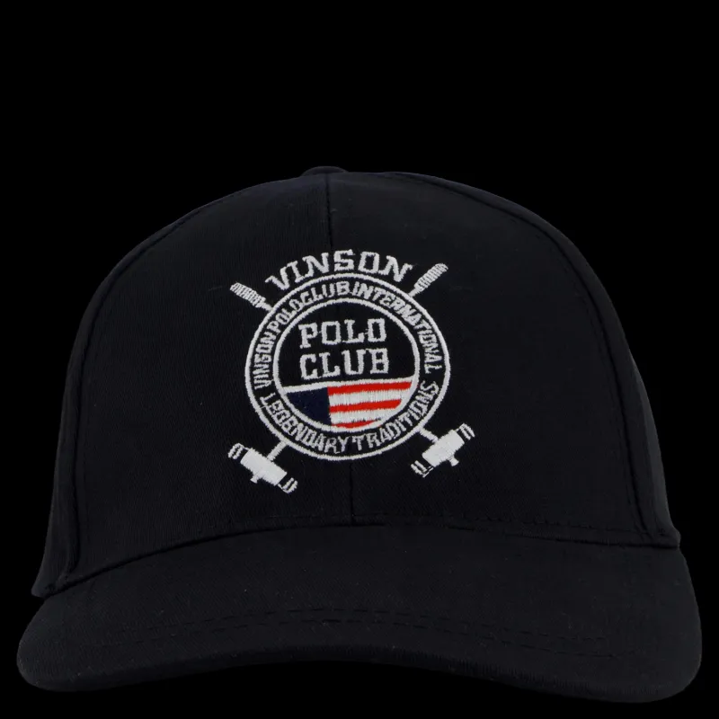 Vinson Polo Club Hamilton Black Svart Hot