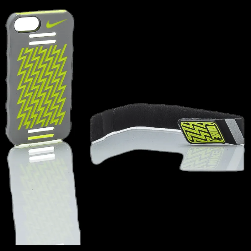 Hot Nike EQ Hand Held Phone Case iPhone5 Grey/Yellow Grå och Gul