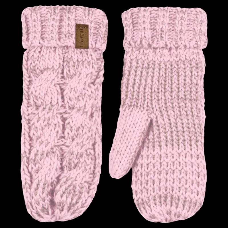 Clearance Lindberg Handlight Reflective Mitten Pink Rosa