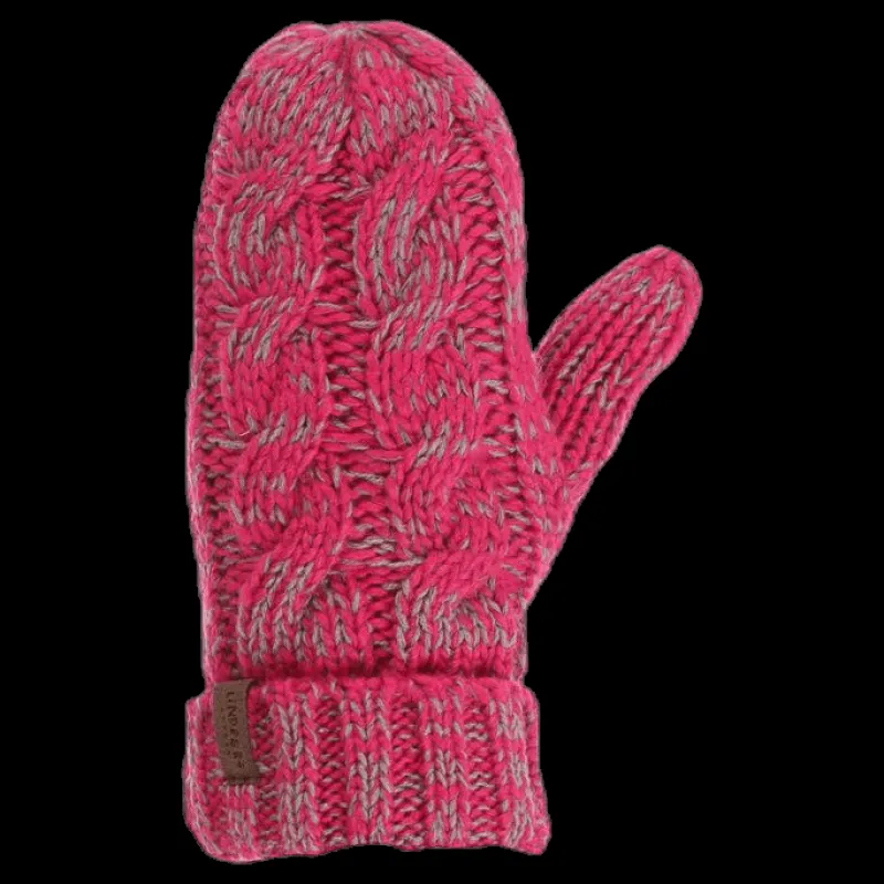 Hot Lindberg Handlight Reflective Mitten Pink/Grey Rosa och Grå