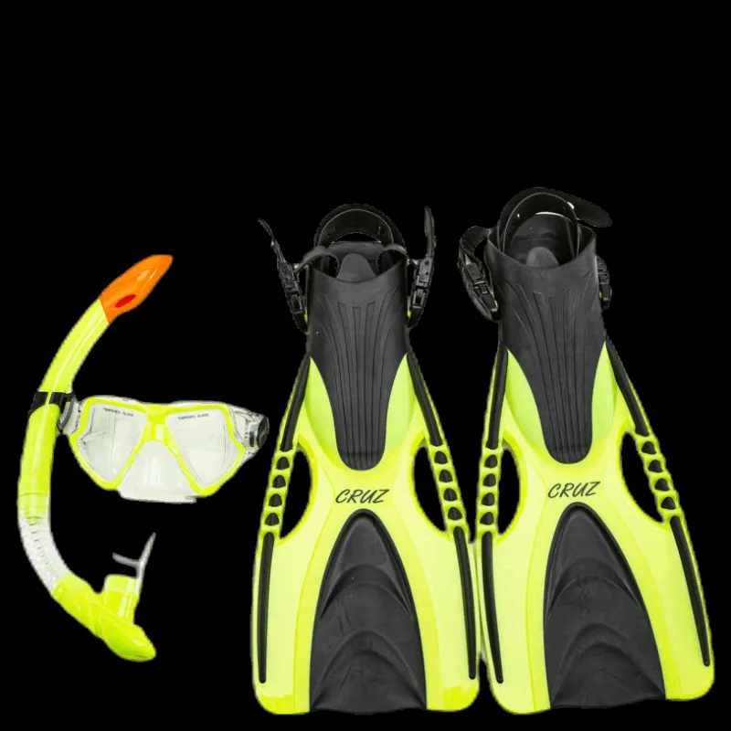 Cruz Hani Faru Sr. Diving Set Black Svart Discount
