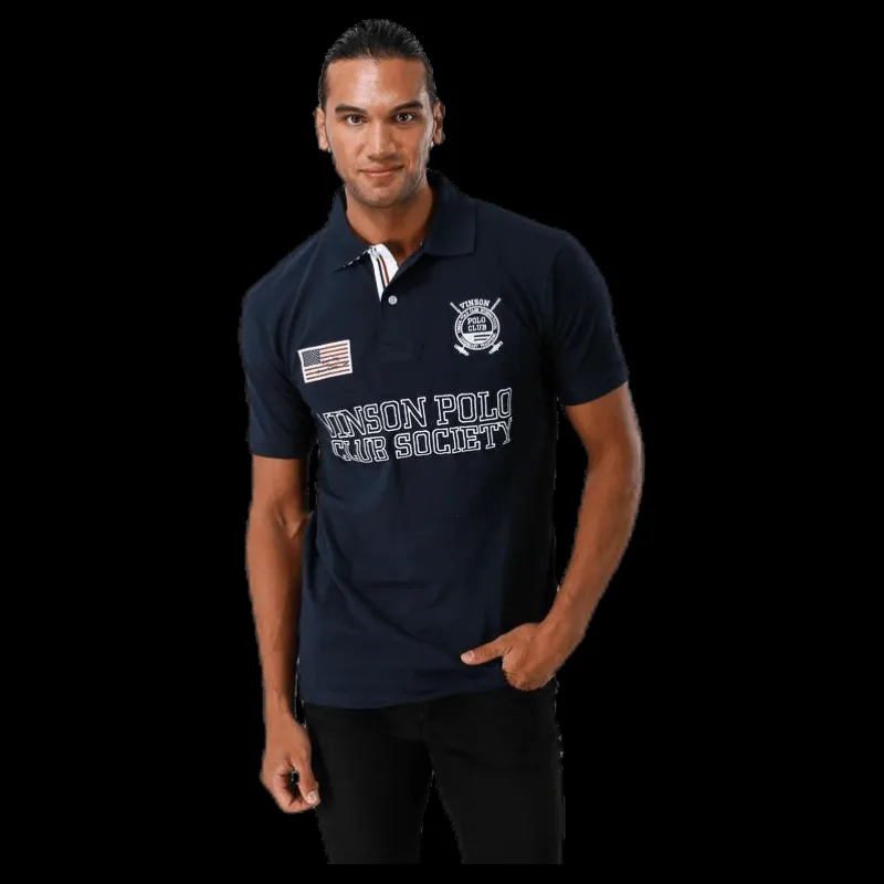 Vinson Polo Club Harrington Blue Blå Online