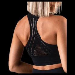 Online BLACC Hatha Seamless Crop Top Black Svart