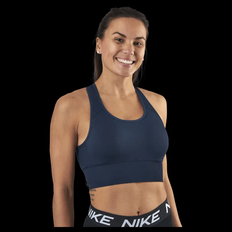 BLACC Hatha Seamless Crop Top Blue Blå Clearance