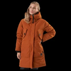 Best Kari Traa Haugamoen Parka Brown Brun