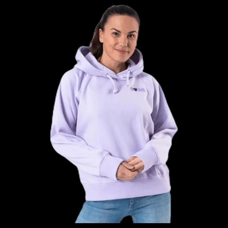 Svea Heart Logo Hood Purple Lila Discount