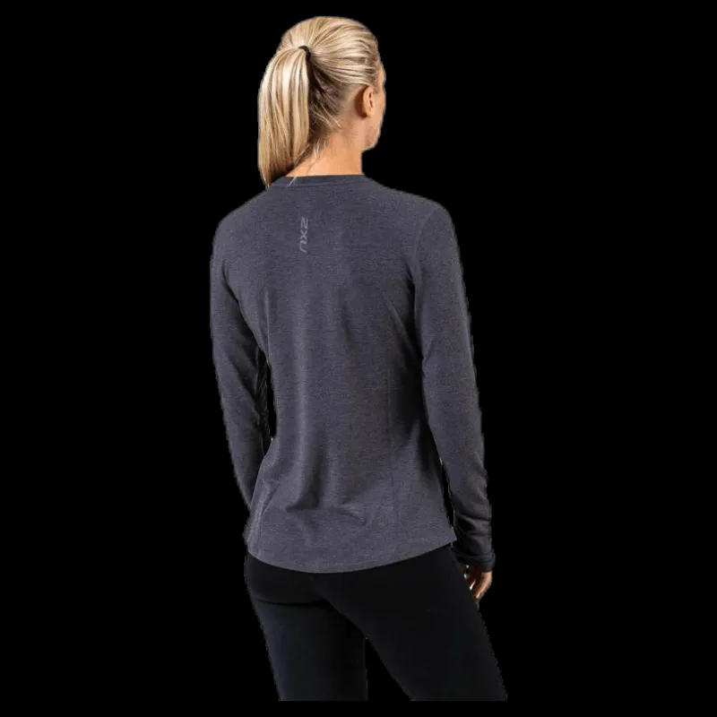 2XU HEAT L/S Tee Grey Grå Best
