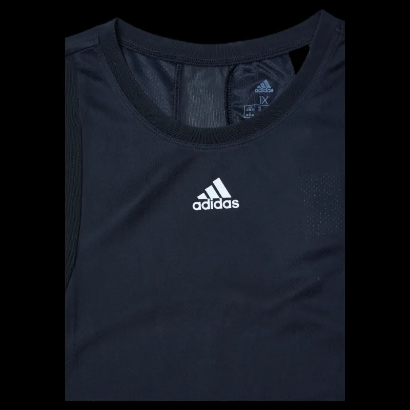 adidas Heat Ready Tee Plus Black Svart New