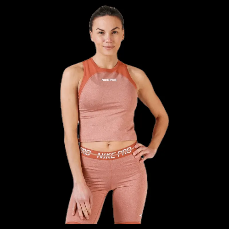Outlet Nike Heather Tank Pink/White Rosa