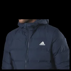 adidas Helionic Down Hooded Jacket Legend Ink Svart Best