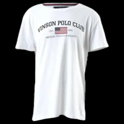 Vinson Polo Club Henley Junior White Vit Sale