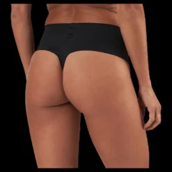 Björn Borg Henni Solid High Waist String Black Svart Discount