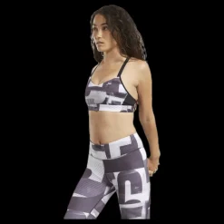 New Reebok Hero Strappy Bra White/Black Vit och Svart