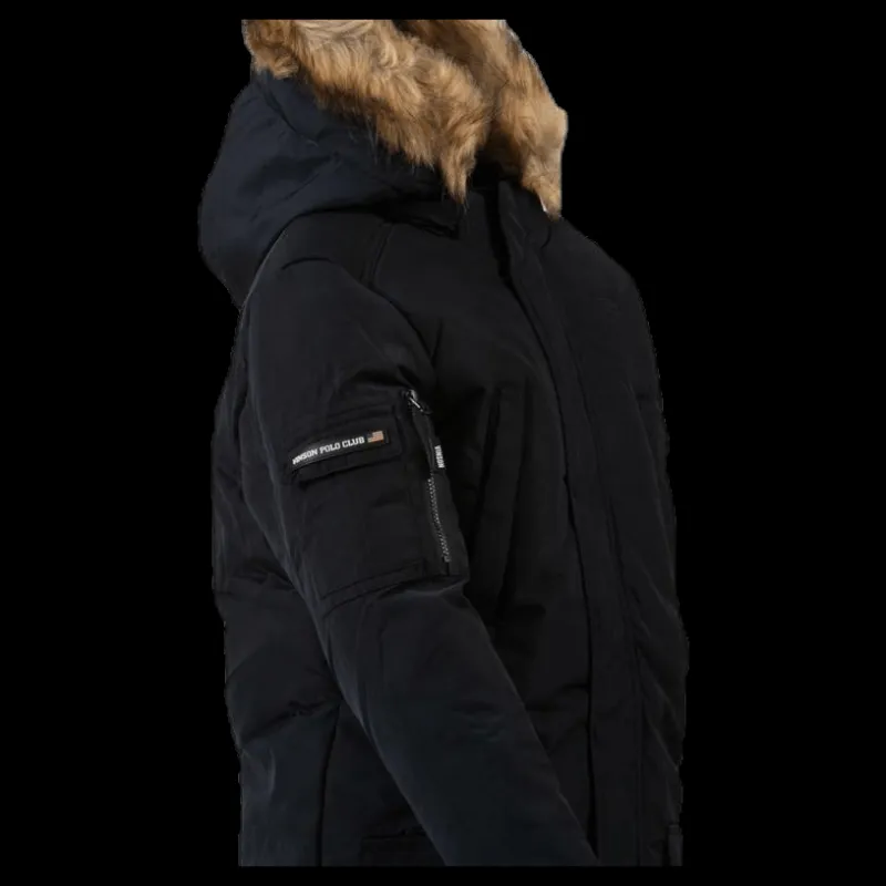 Vinson Polo Club Hewett Jacket Black Svart New