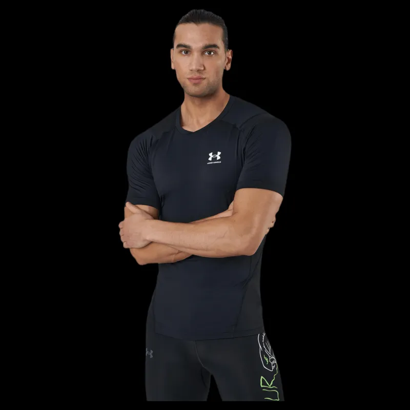 Under Armour HG Armour Comp SS Black Svart
